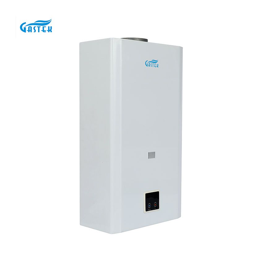 Temperatură constantă 10L 12L 16L 18L Tip coș Panou LCD Montat pe perete Încălzitor de apă caldă cu gaz natural GPL fără rezervor pentru duș
