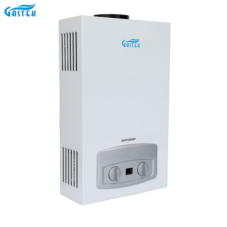 Aparat de uz casnic Încălzitor instantaneu de apă caldă cu gaz GPL de 10 litri montat pe perete pentru duș